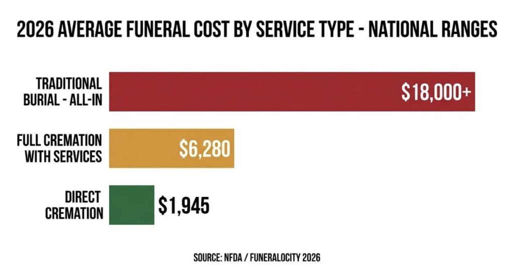 Average Funeral Cost by State